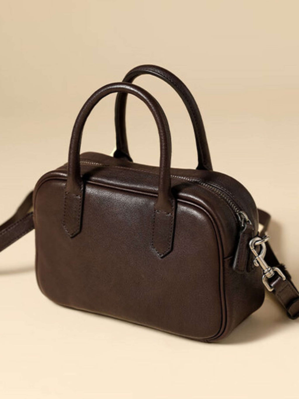 Eliza | Chic Square Handbag with Zipper Closure