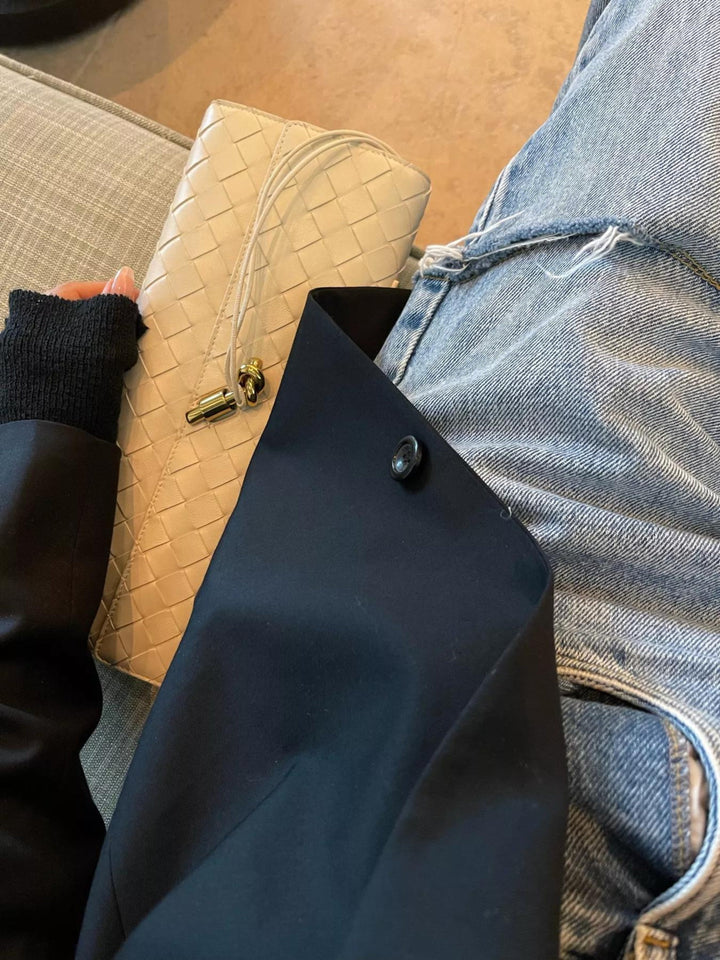 Camila | Chic Slim Woven Clutch