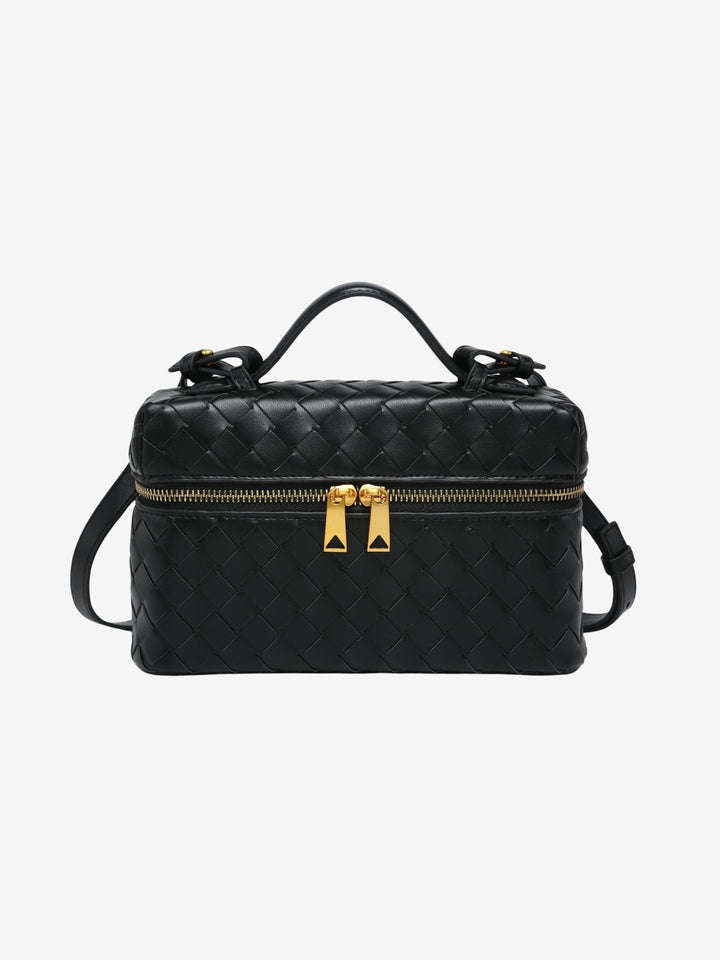 Juliette | Chic Woven Handbag with Elegant Structure
