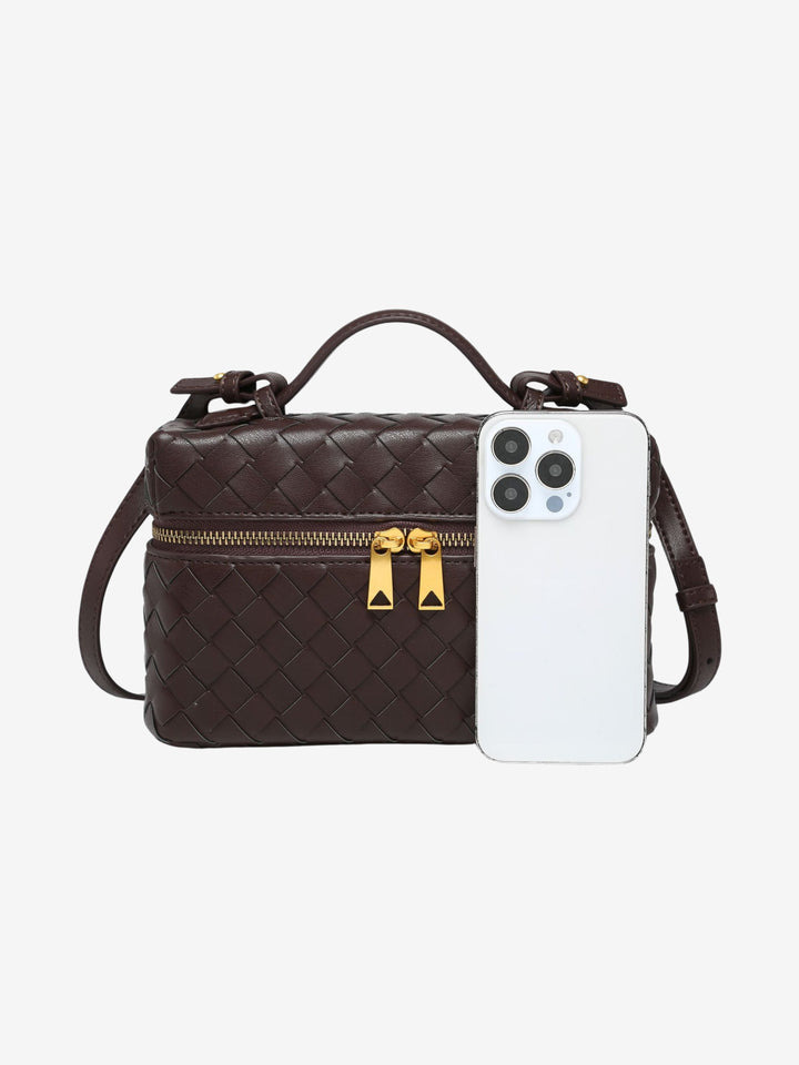 Juliette | Chic Woven Handbag with Elegant Structure