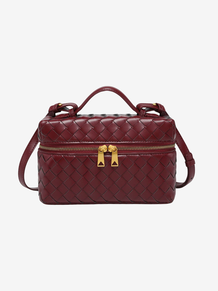 Juliette | Chic Woven Handbag with Elegant Structure