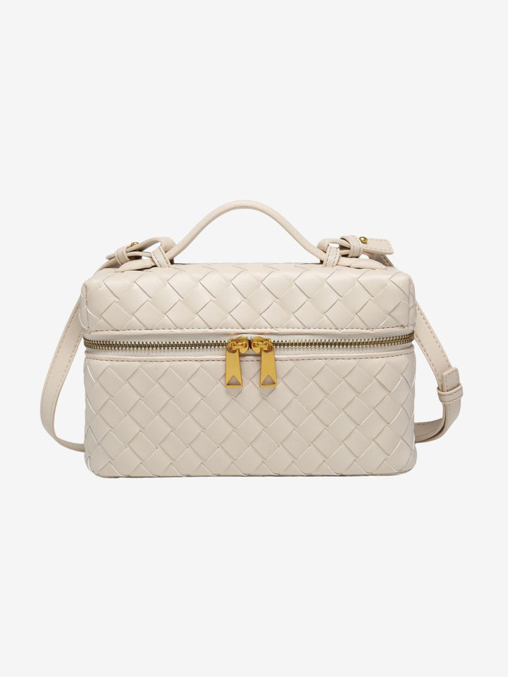Juliette | Chic Woven Handbag with Elegant Structure
