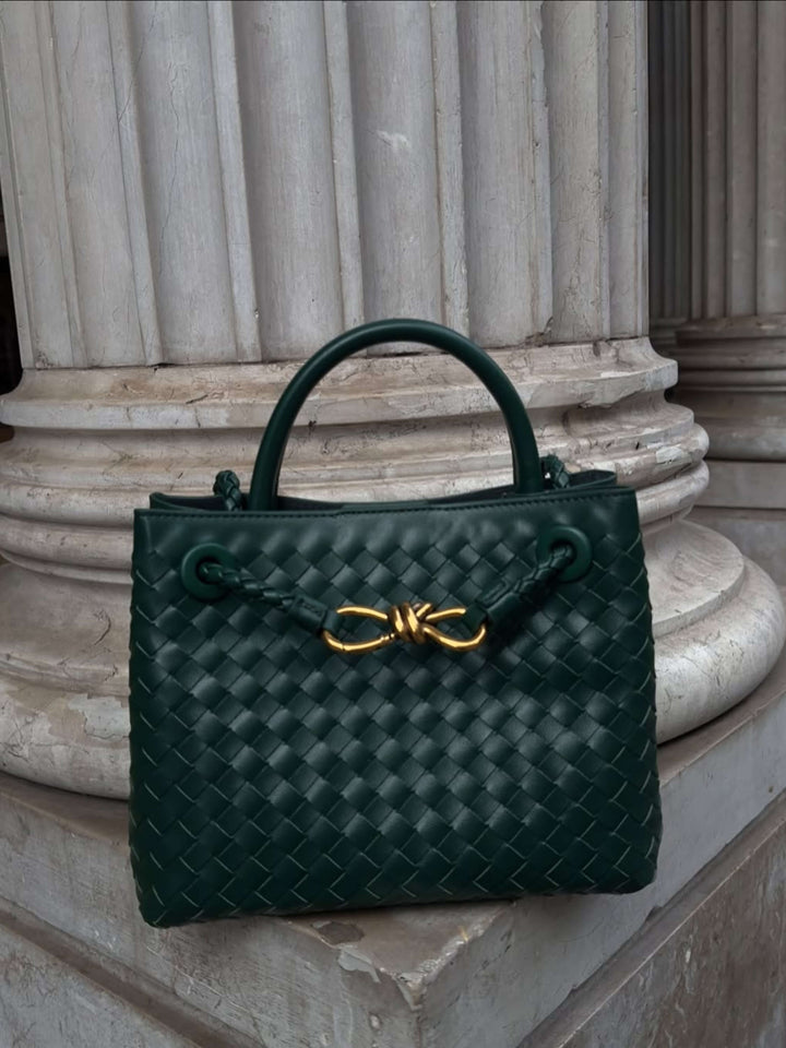 Eloise | Textured Compact Woven Handbag