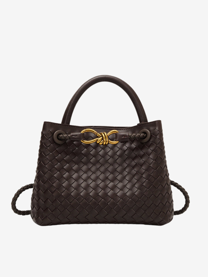 Eloise | Textured Compact Woven Handbag