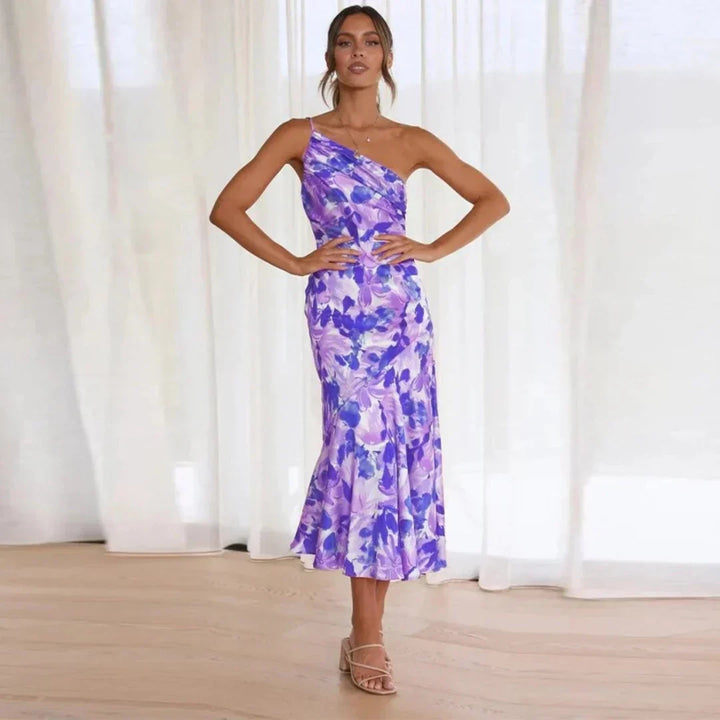 Eliza™ - Asymmetrical Strap Dress