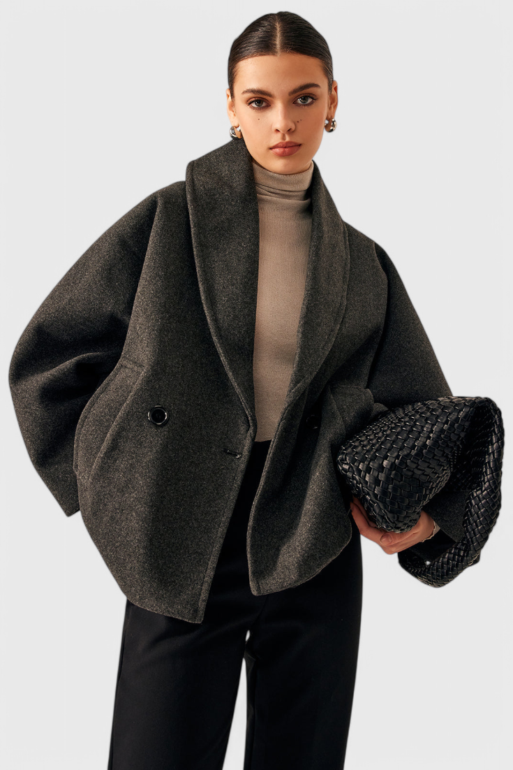 Helena Relaxed Oversized Tweed Coat