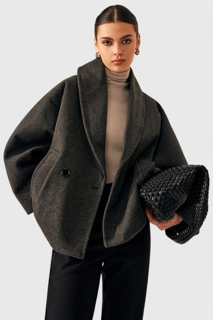 Helena Relaxed Oversized Tweed Coat