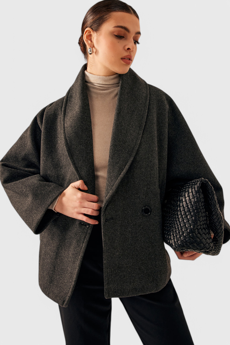 Helena Relaxed Oversized Tweed Coat