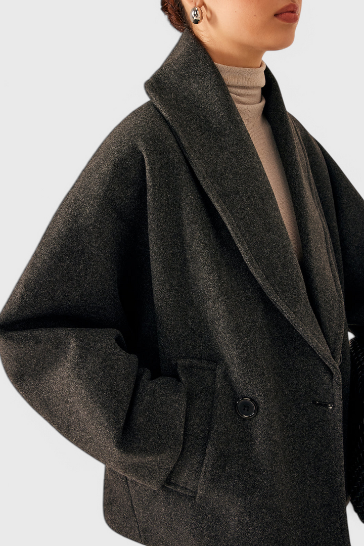 Helena Relaxed Oversized Tweed Coat