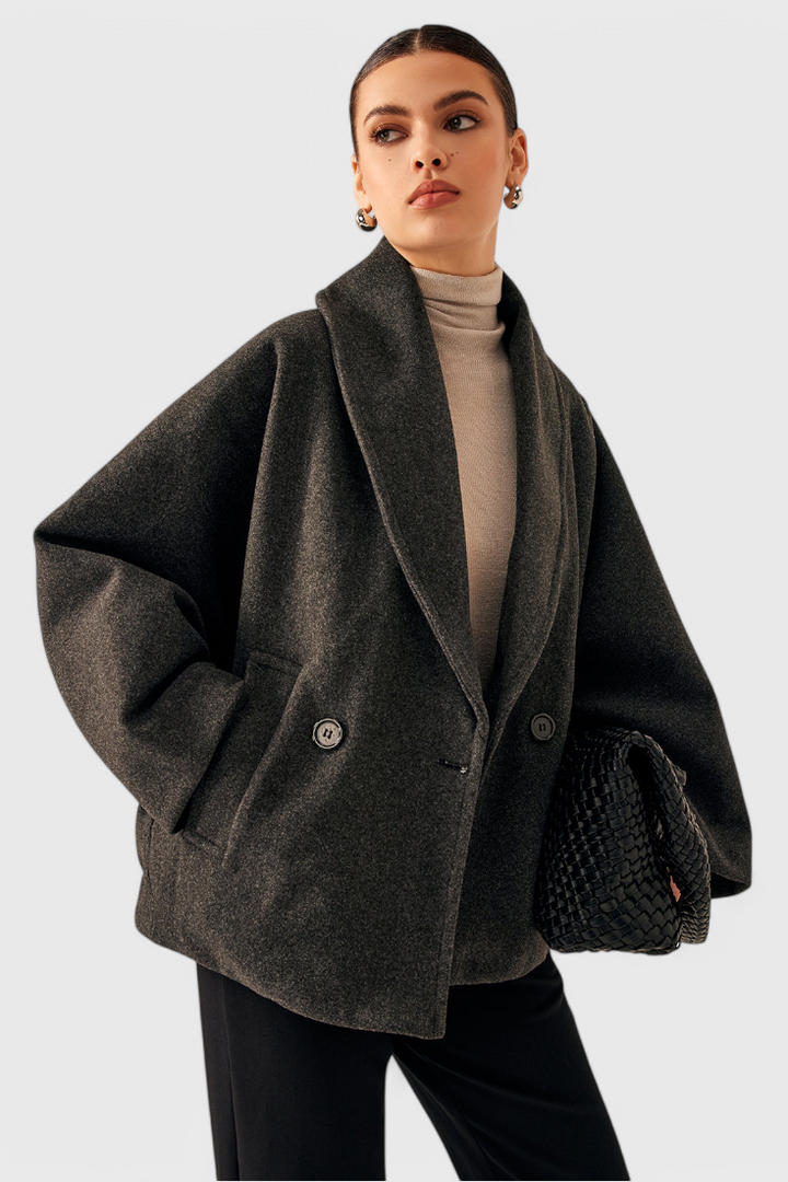 Helena Relaxed Oversized Tweed Coat