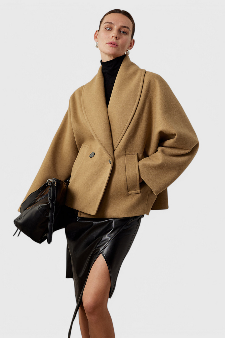 Helena Relaxed Oversized Tweed Coat