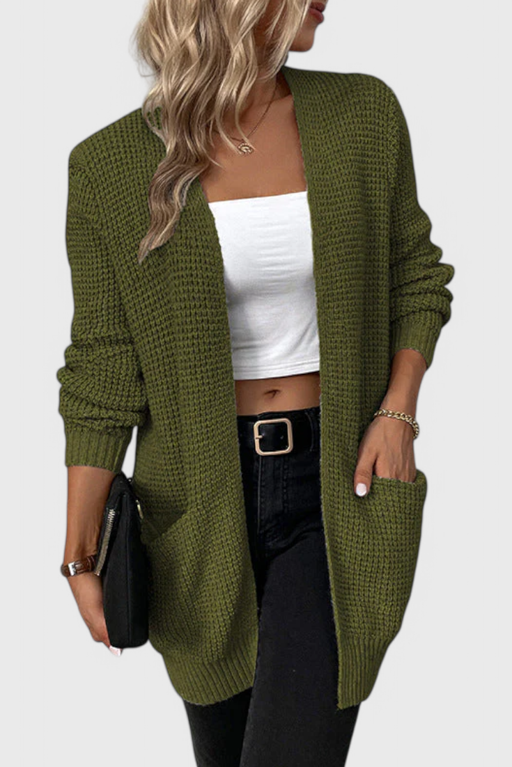 Anneliese Soft Knit Cardigan - Elegant and Refined