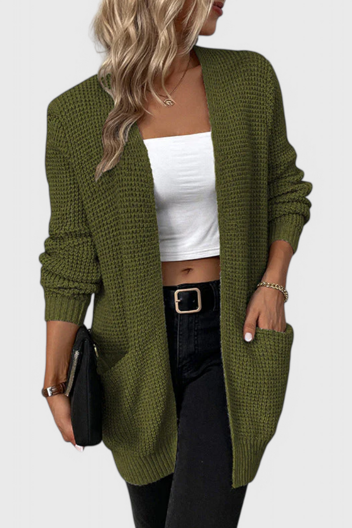 Anneliese Soft Knit Cardigan - Elegant and Refined