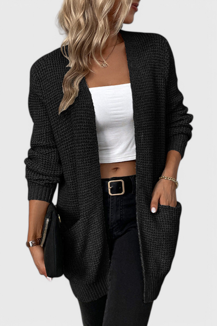 Anneliese Soft Knit Cardigan - Elegant and Refined