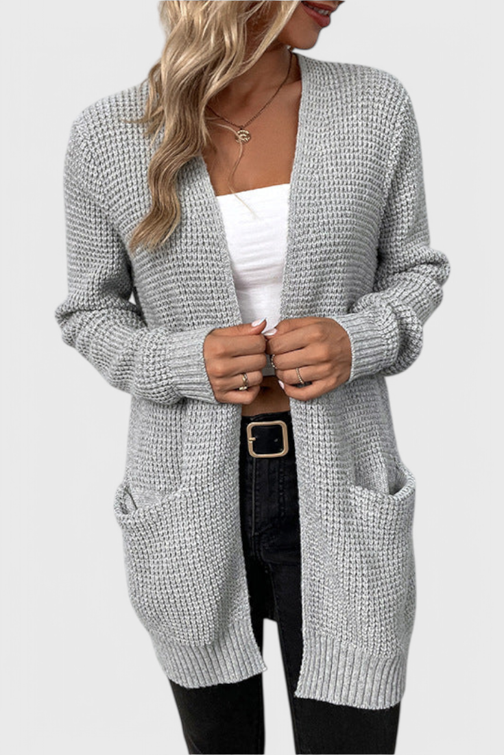 Anneliese Soft Knit Cardigan - Elegant and Refined