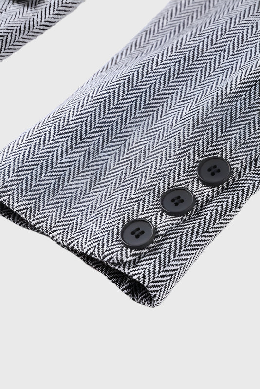 Evena Three-Piece Suit Ensemble Featuring a Tailored Corset