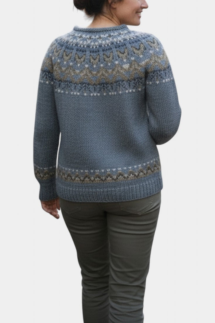 Nolène Cozy Authentic Jacquard Knit Sweater