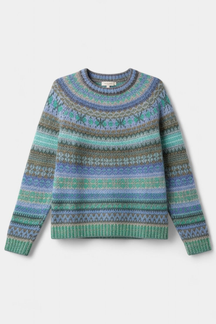 Basilea Soft Knit Sweater with Jacquard Pattern