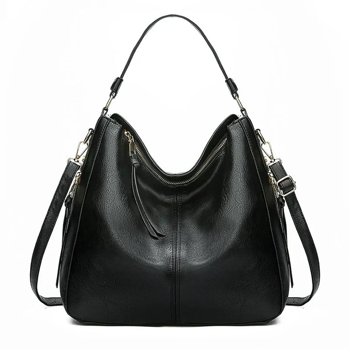 Romy - Genuine Leather Shoulder Tote