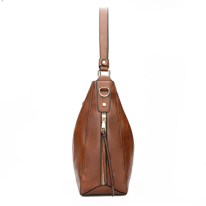 Romy - Genuine Leather Shoulder Tote