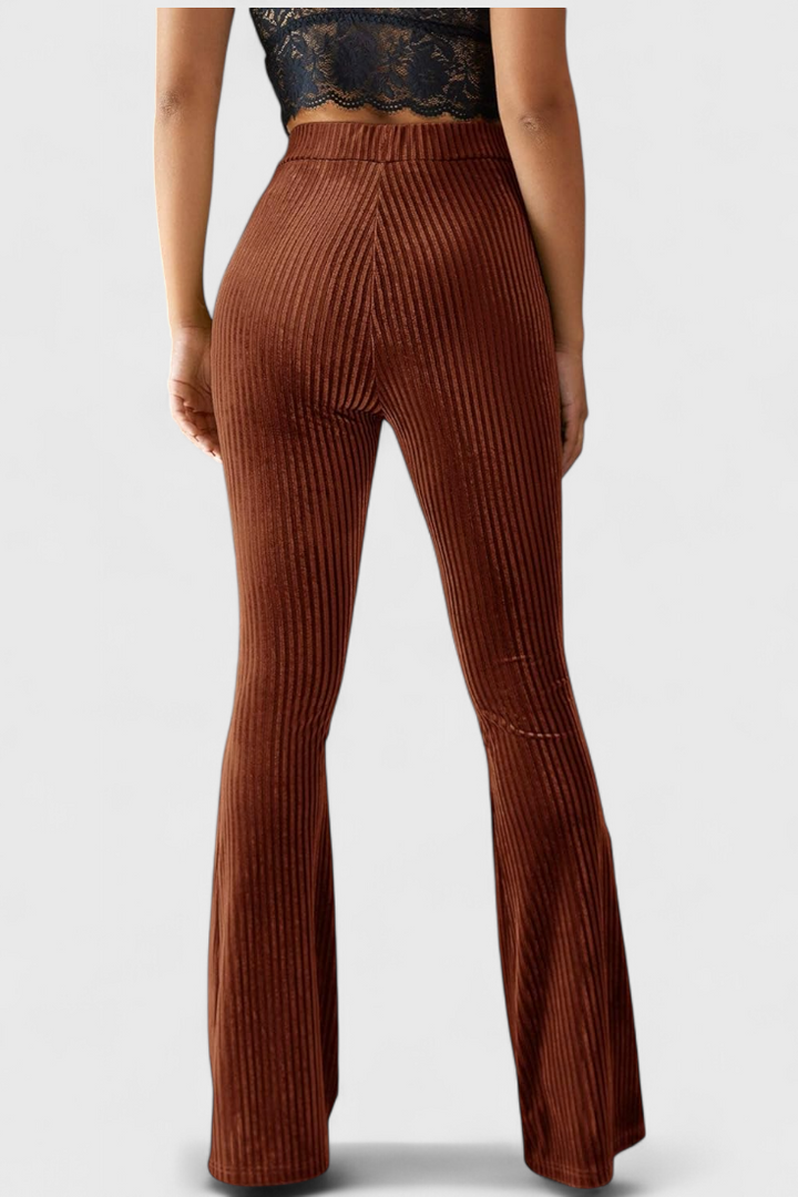 Velvet Flared Pants by Liset