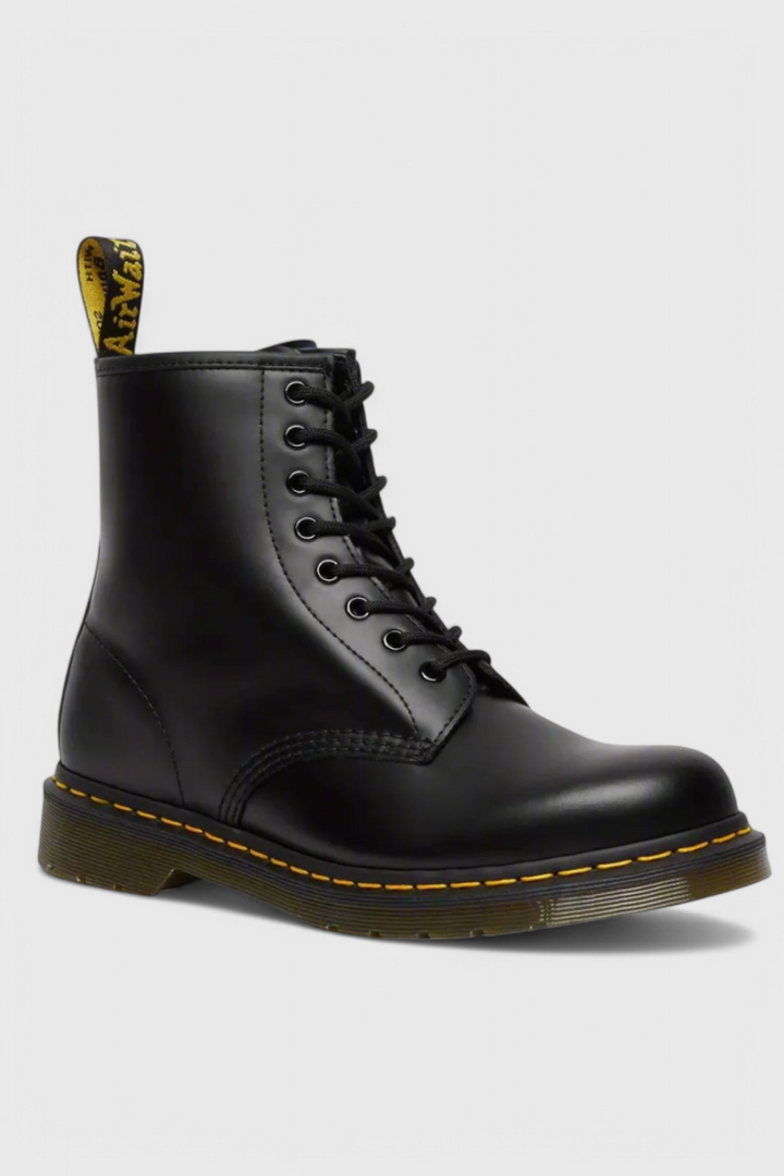 Addison High Synthetic Leather Lace-Up Boots