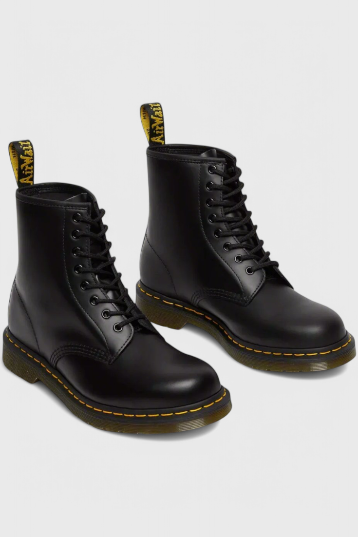 Addison High Lace-Up Faux Leather Boots