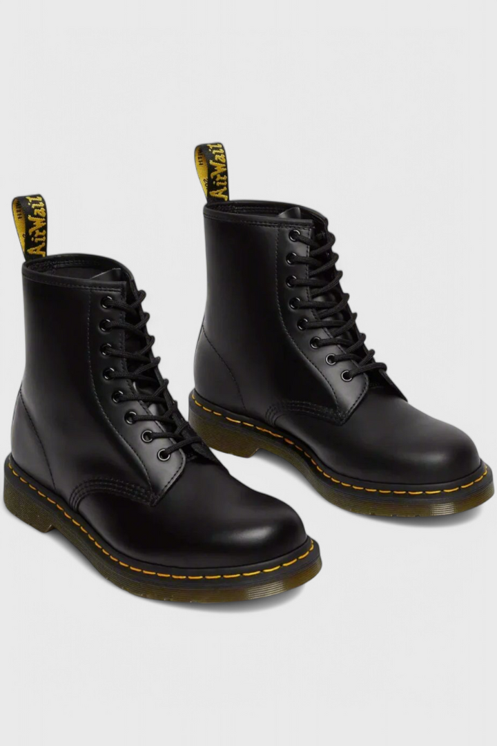 Addison High Lace-Up Faux Leather Boots