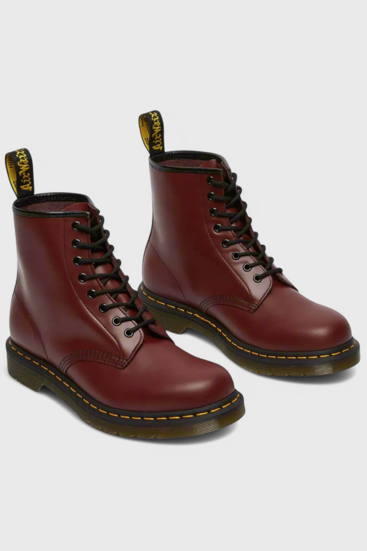 Addison High Synthetic Leather Lace-Up Boots