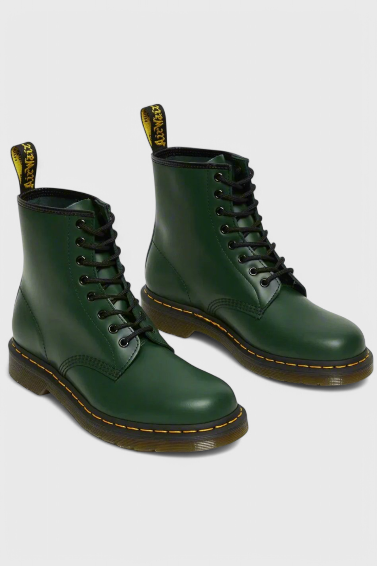 Addison High Lace-Up Faux Leather Boots