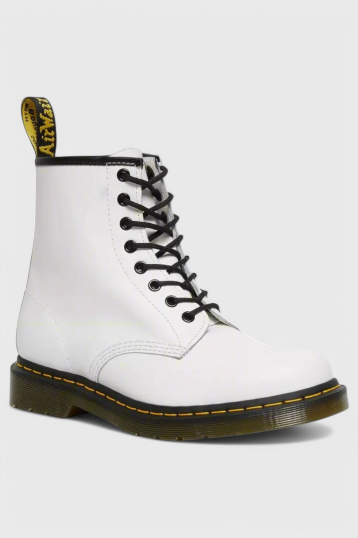 Addison High Synthetic Leather Lace-Up Boots