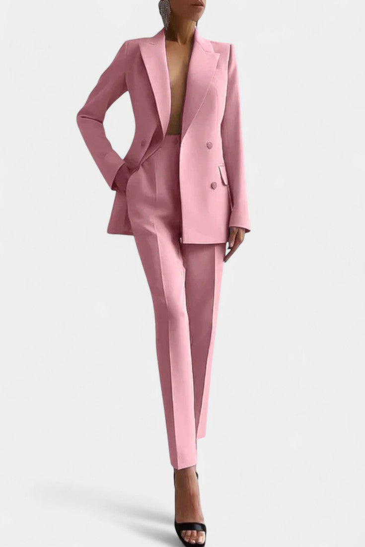 Jolene Tailored Blazer & Chic Wide-Leg Trousers