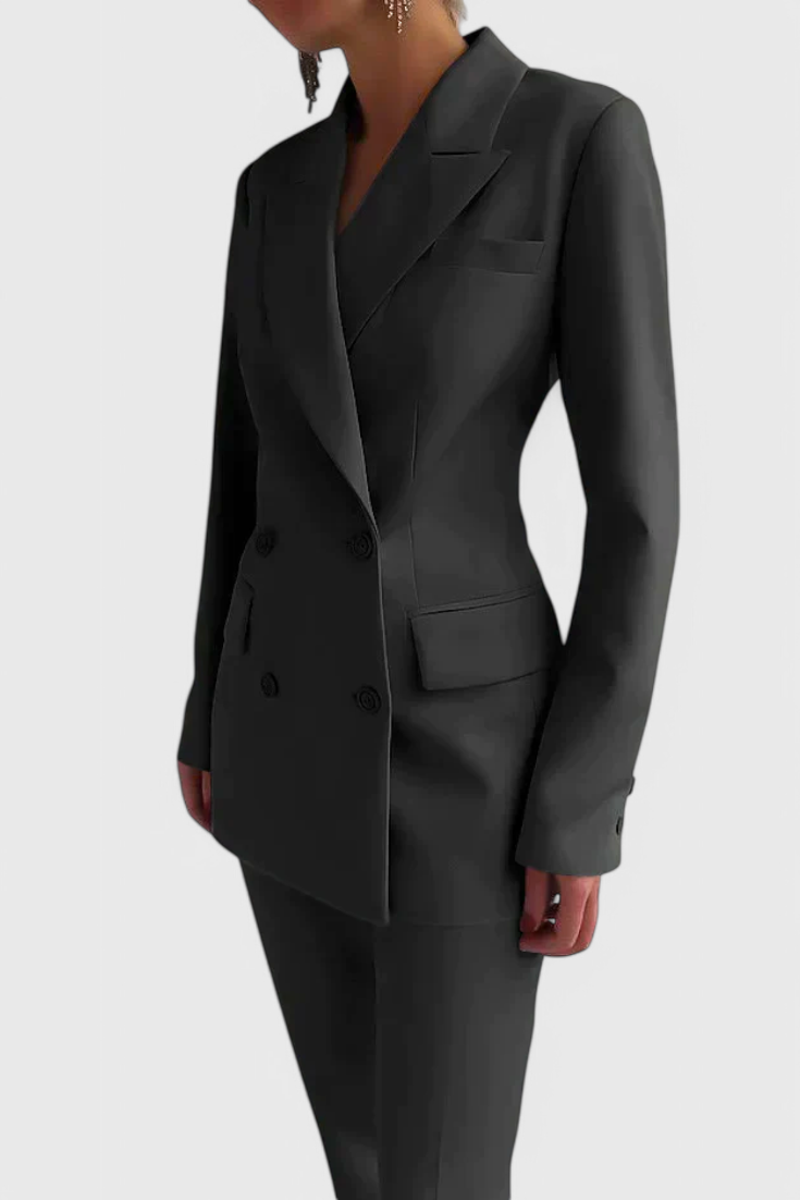 Jolene Tailored Blazer & Chic Wide-Leg Trousers