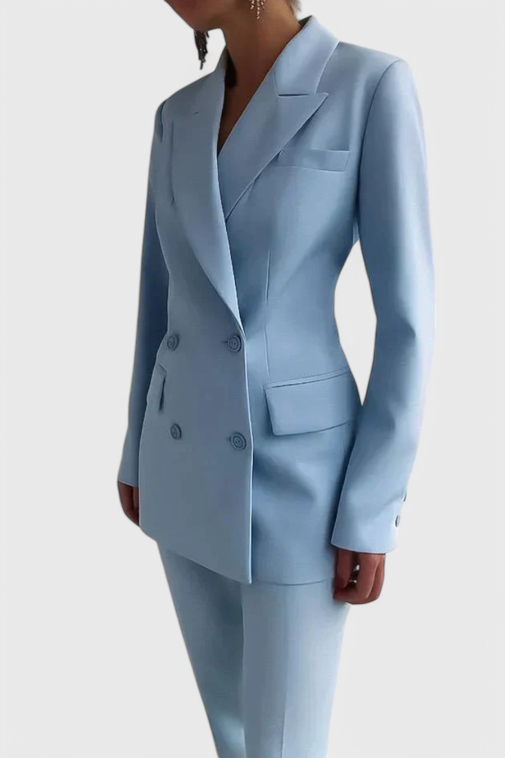 Jolene Tailored Blazer & Chic Wide-Leg Trousers