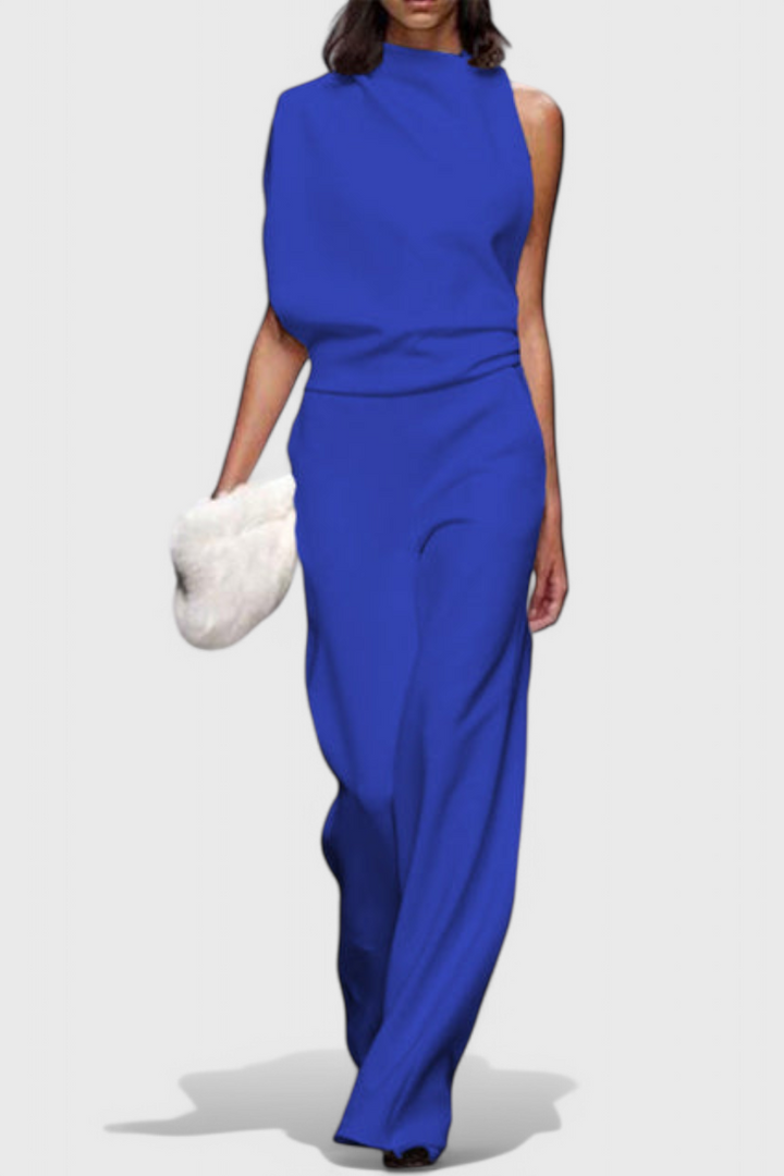 Agatha Wide-Leg Fluid Jumpsuit with a Flattering Silhouette