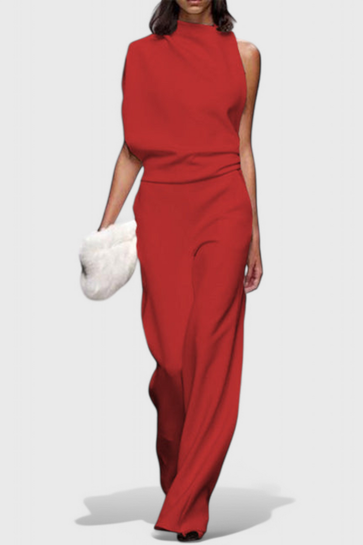 Agatha Wide-Leg Fluid Jumpsuit with a Flattering Silhouette