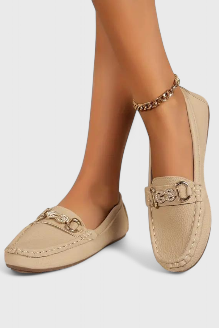 Odette Classic Genuine Leather Moccasins