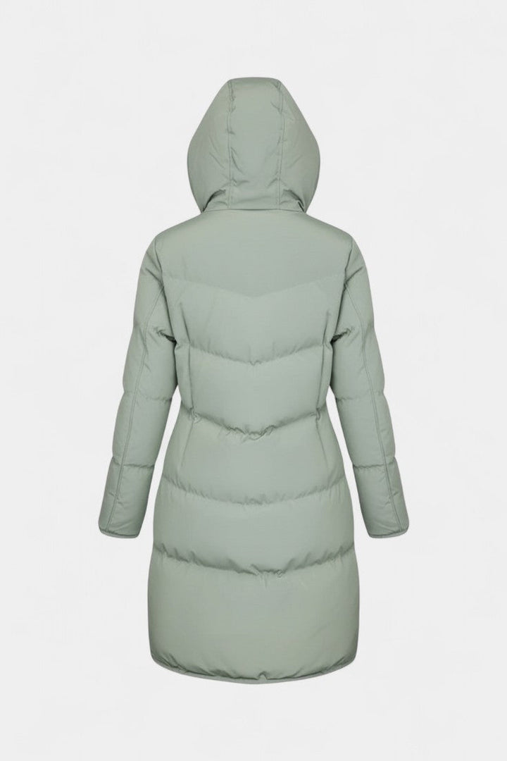 Cateline Stylish Hooded Quilted Winter Coat