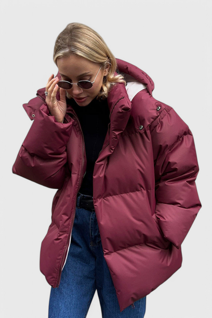 Emilia Stylish Puffer Jacket with Thermal Insulation and Sleek Design