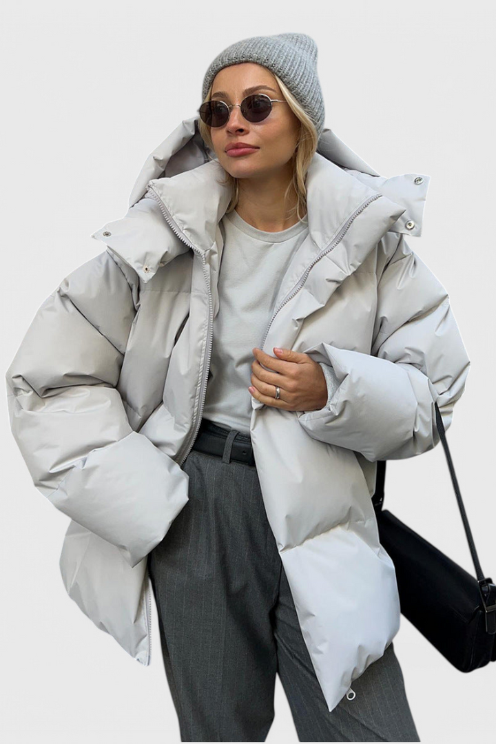 Emilia Stylish Puffer Jacket with Thermal Insulation and Sleek Design