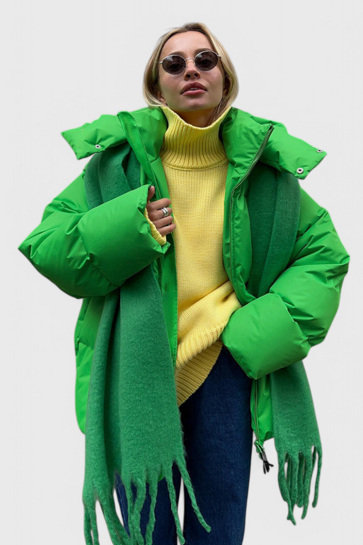 Emilia Stylish Puffer Jacket with Thermal Insulation and Chic Design