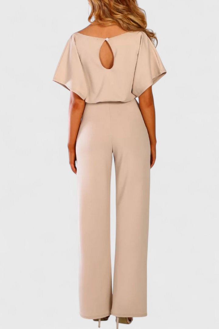Evie Wide-Cut Fluid Jumpsuit with Elegant Silhouette