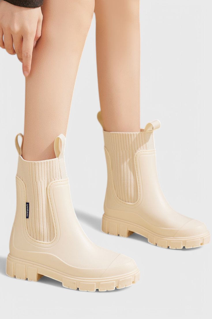 Maelie Waterproof Chelsea Boots with Slip-Resistant Sole