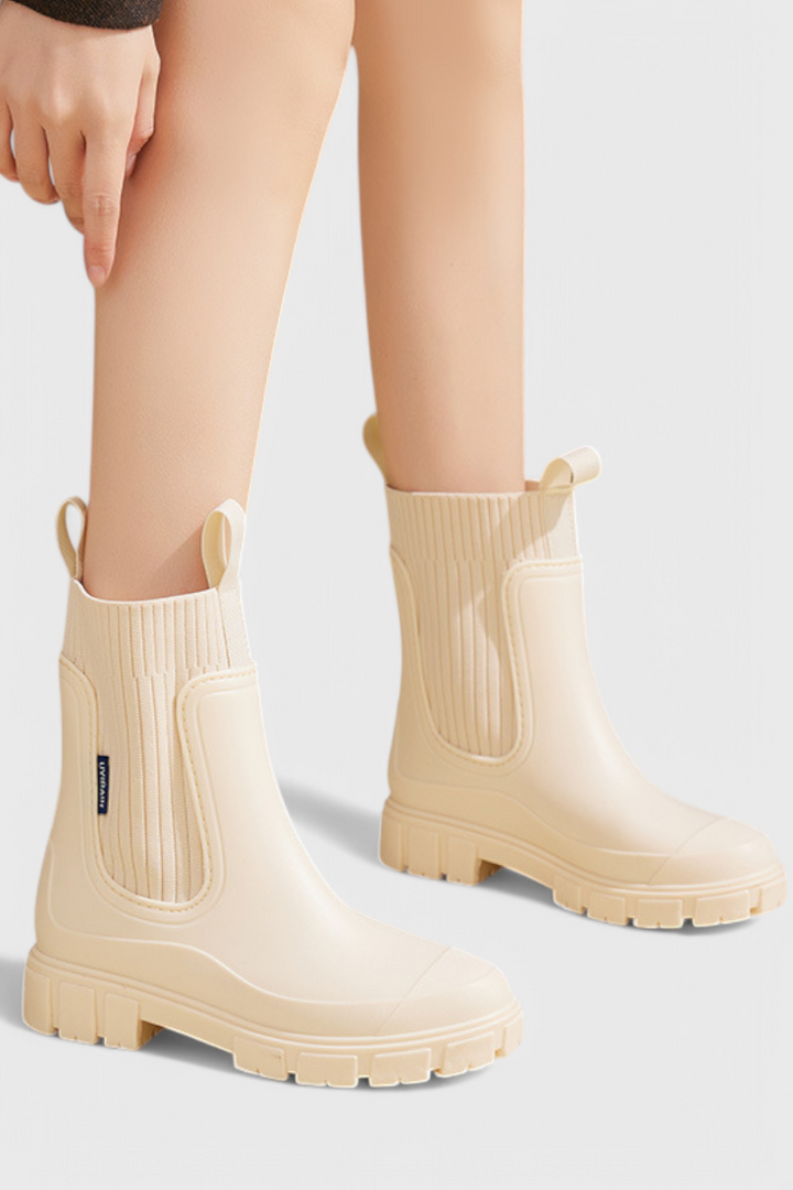 Maelie Waterproof Chelsea Boots with Slip-Resistant Sole