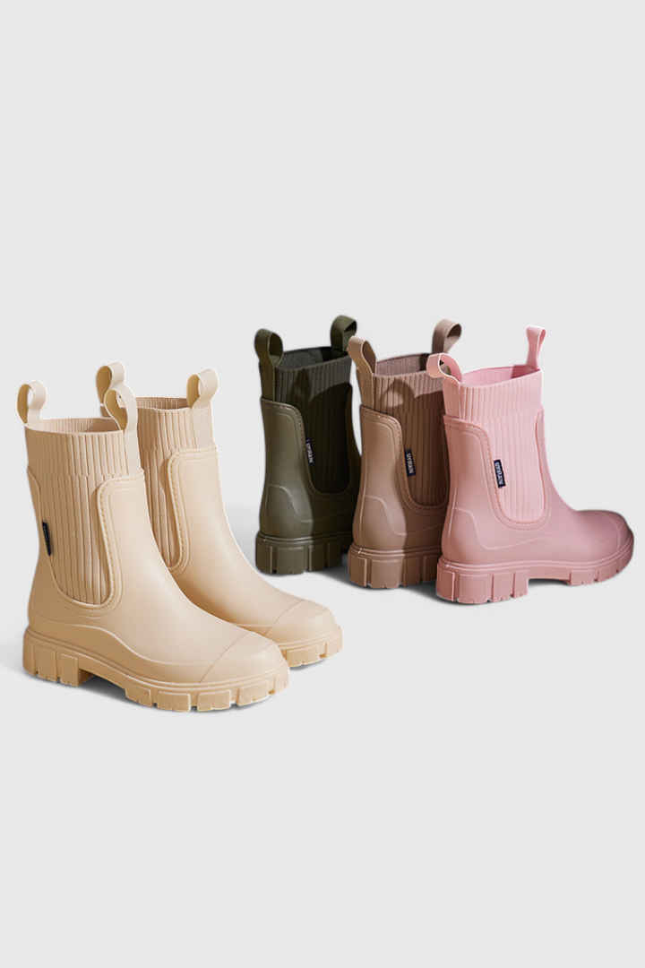 Waterproof Maelie Chelsea Boots with Slip-Resistant Sole