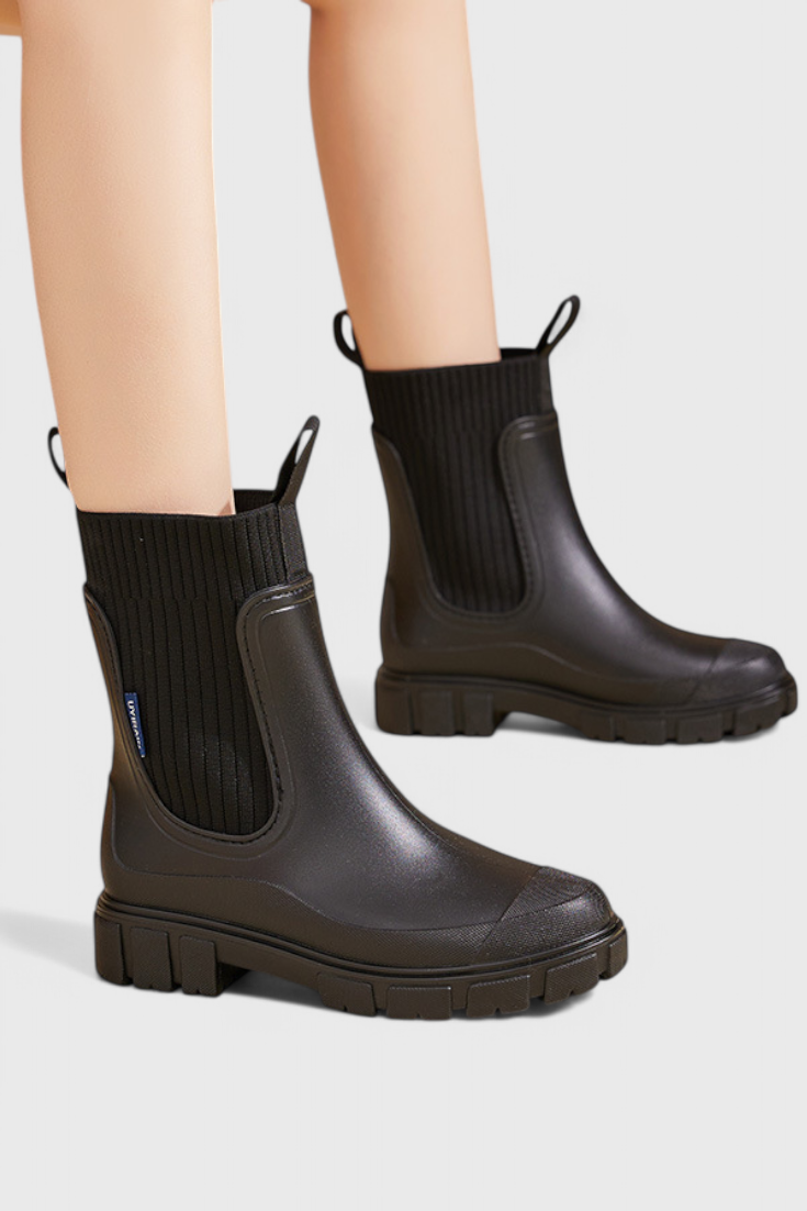 Waterproof Maelie Chelsea Boots with Slip-Resistant Sole