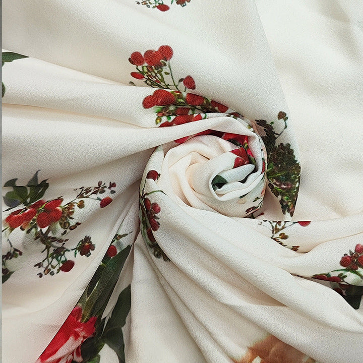 Amanda V-Neck Floral Print Maxi Dress