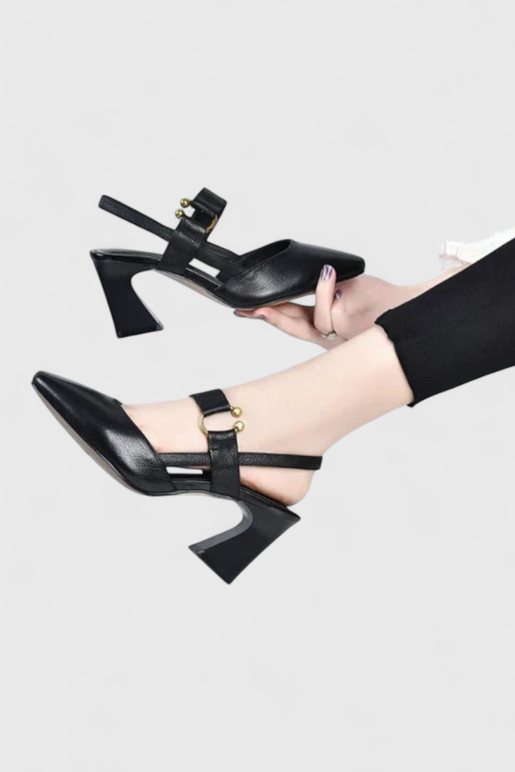 Chic Angeles Heels Featuring Ergonomic Sole and Cushioned Interior