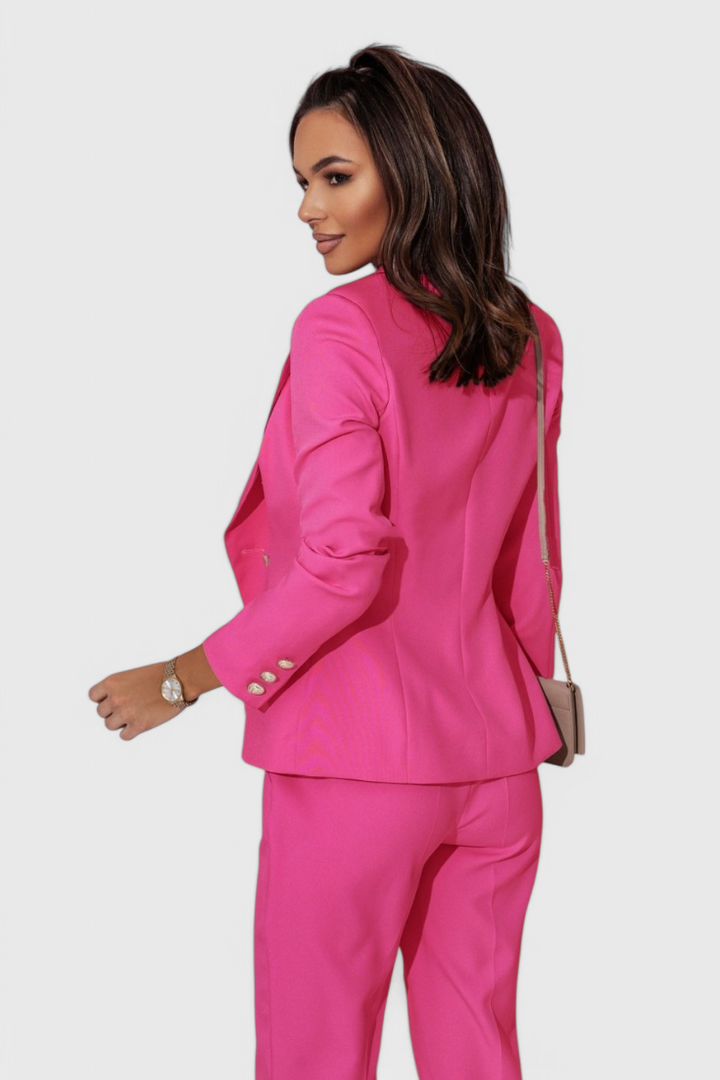 Rosalind Fitted Blazer with Slim Trousers