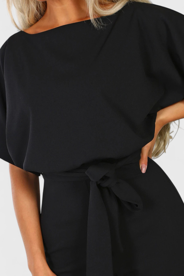 Evie Wide-Cut Fluid Jumpsuit with Elegant Silhouette